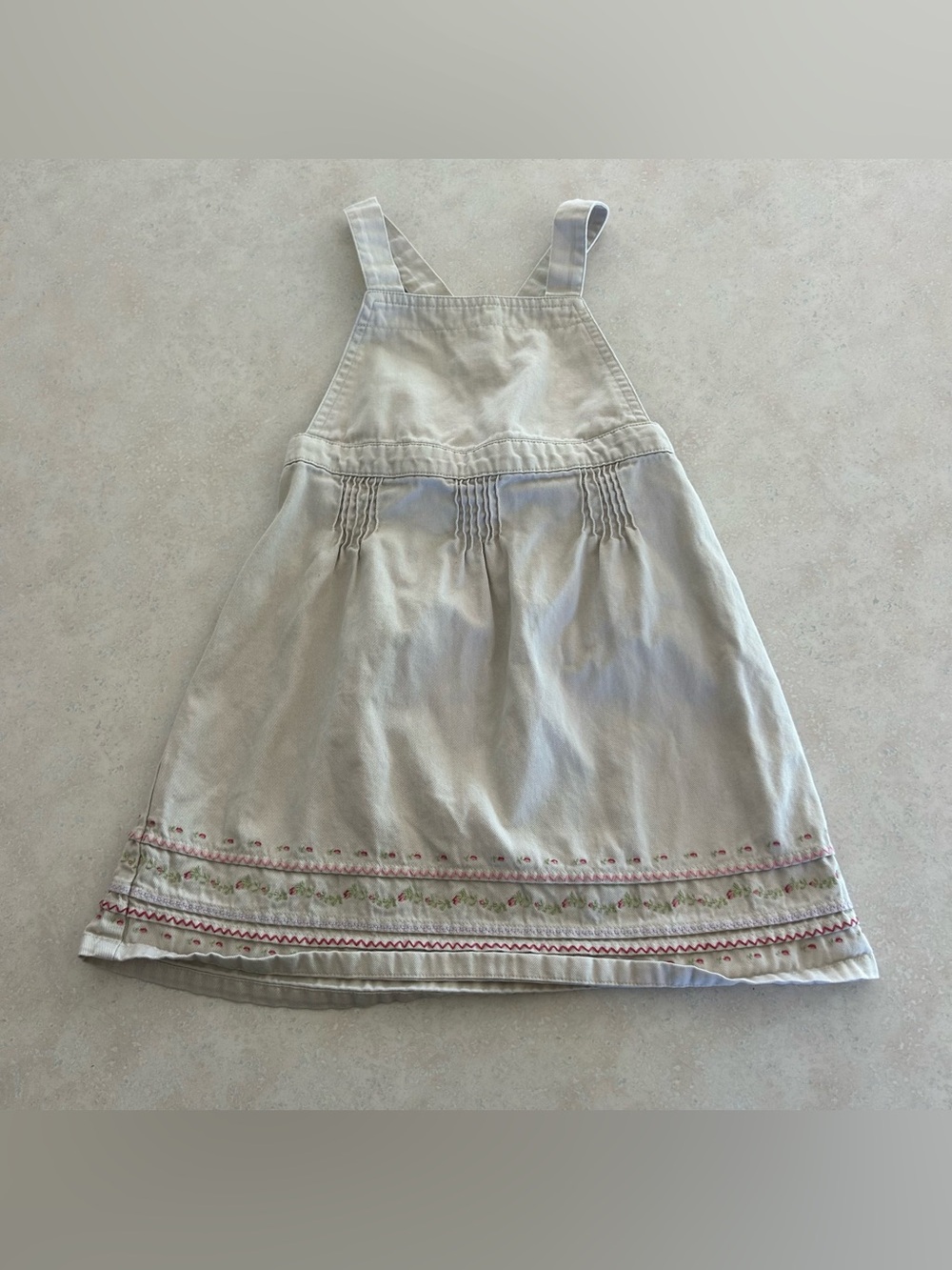 Y2K Gymboree Beige/Tan Cotton Skirt with Drawstring